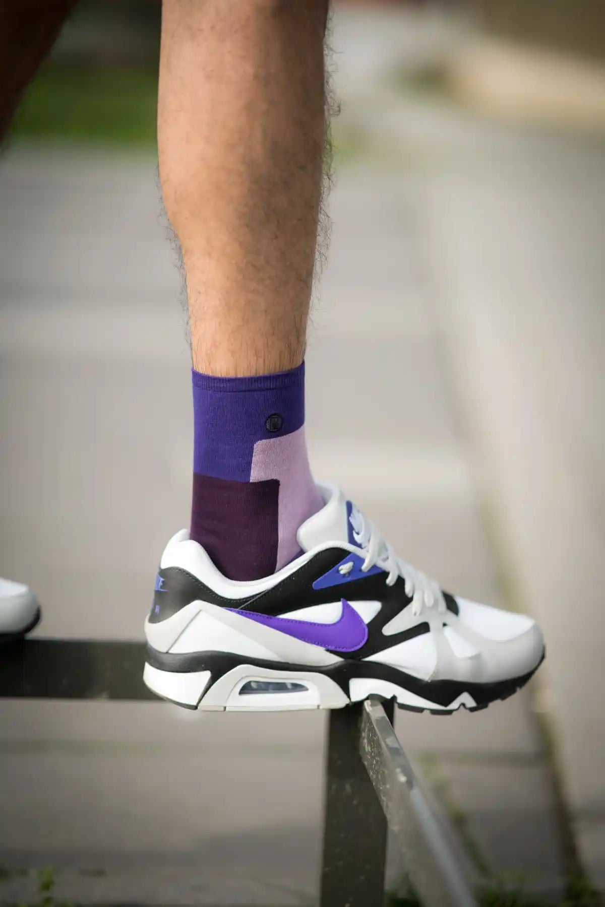 Chaussures Topiq Bloc Mauves avec détails rappel couleur Nike