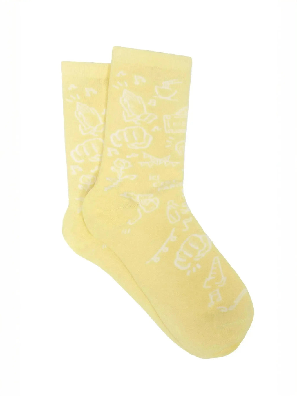 Chaussettes Jaune