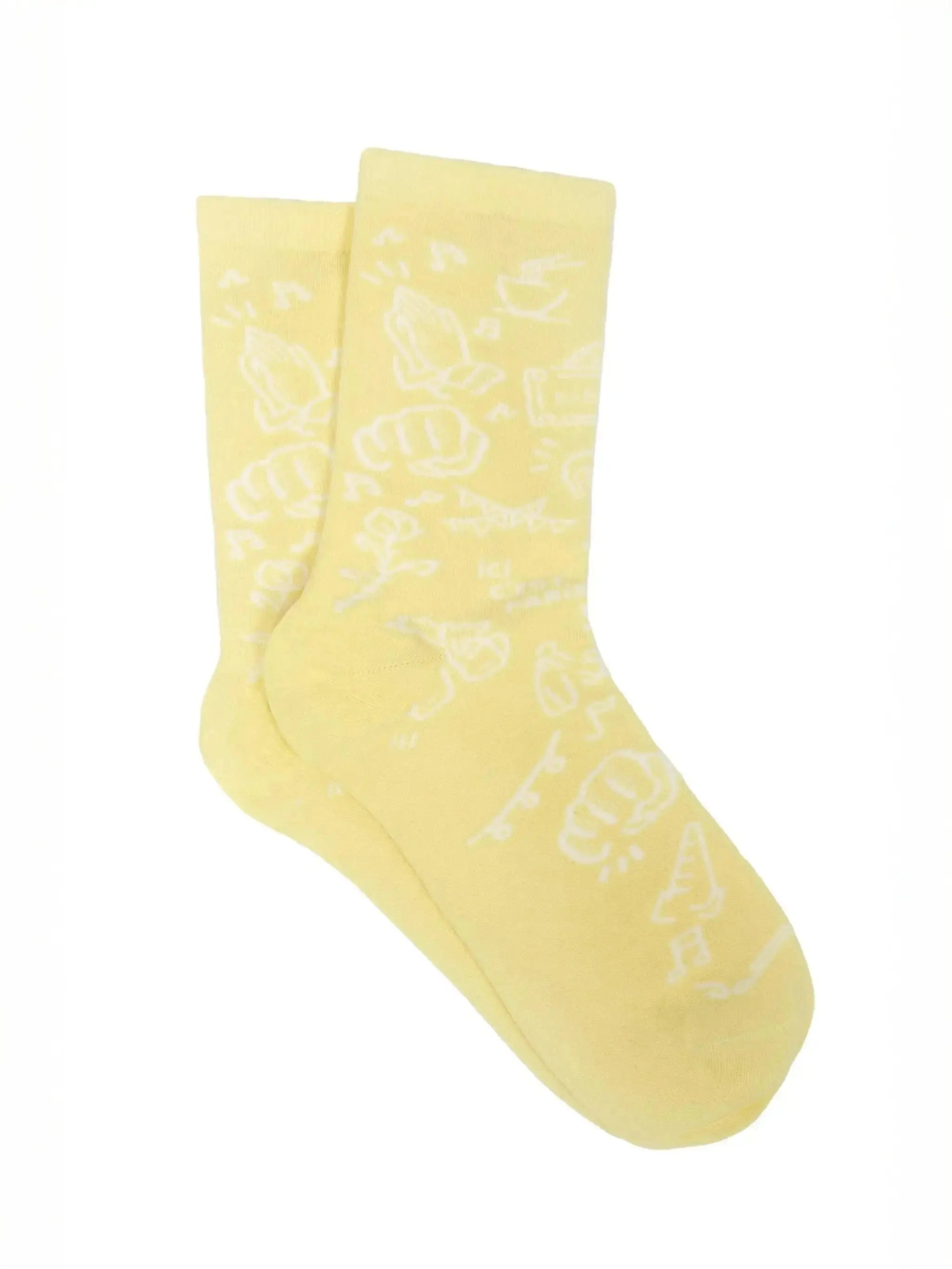 Chaussettes Jaune