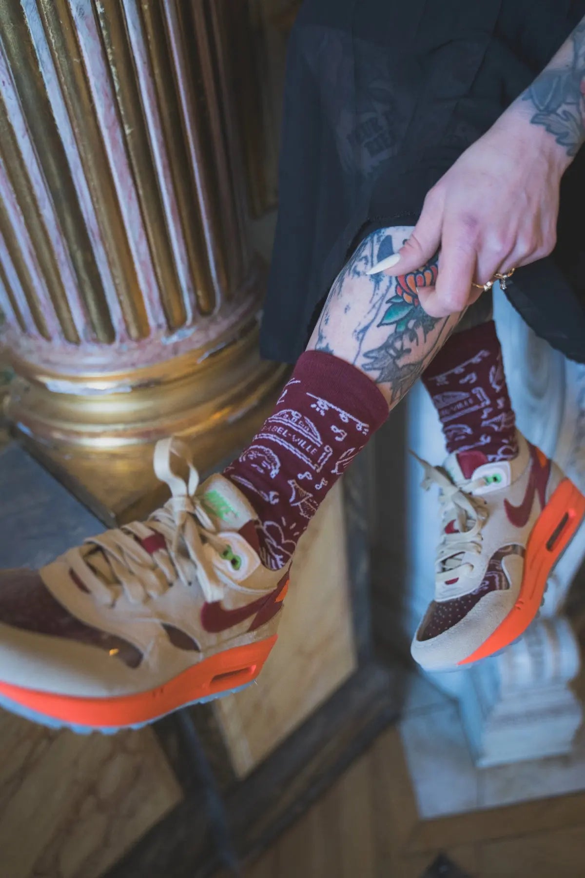 Chaussettes Rouges Belleville Paris