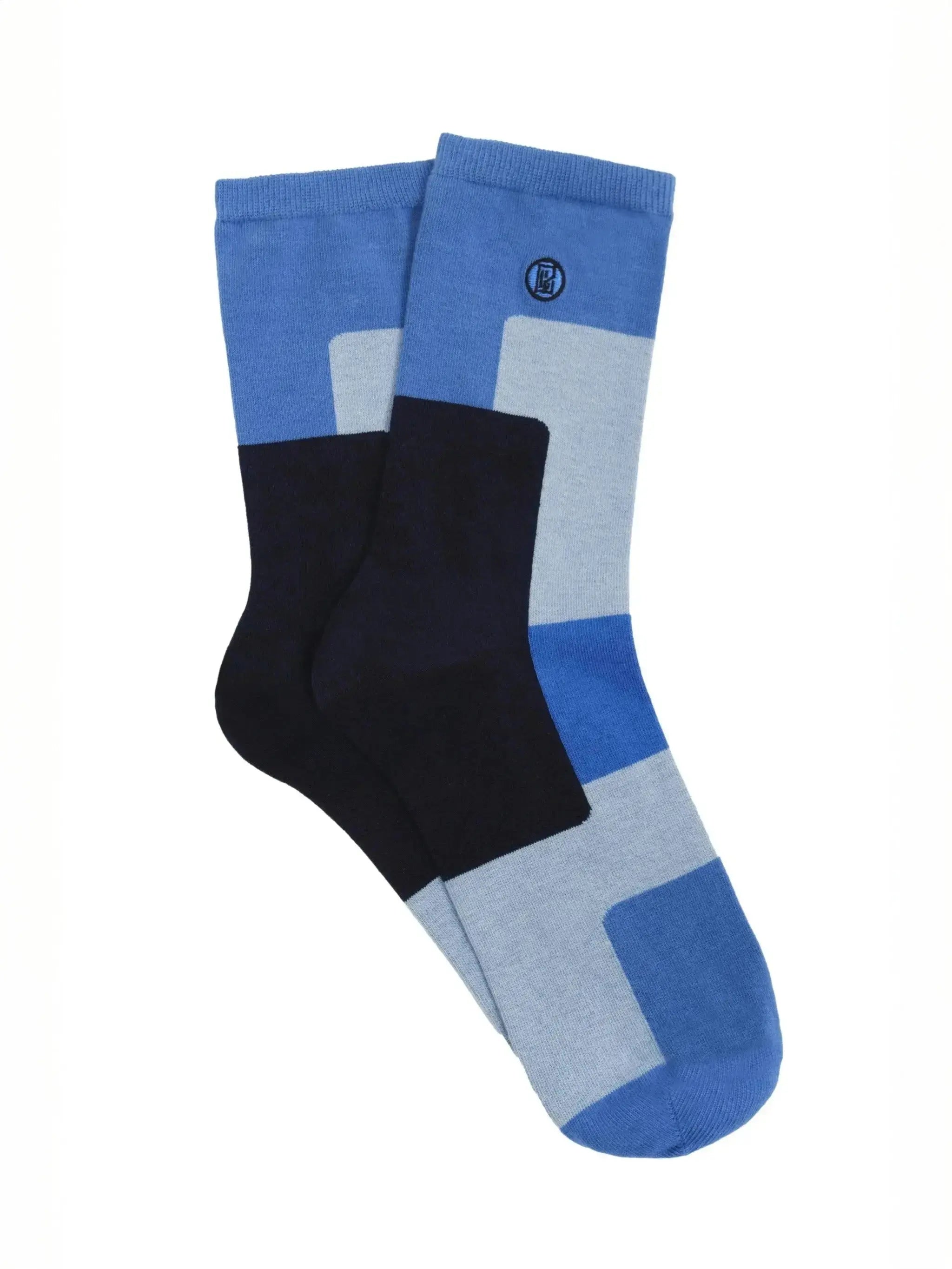 Chaussettes Bloc R.C - Bleu Ma boutique